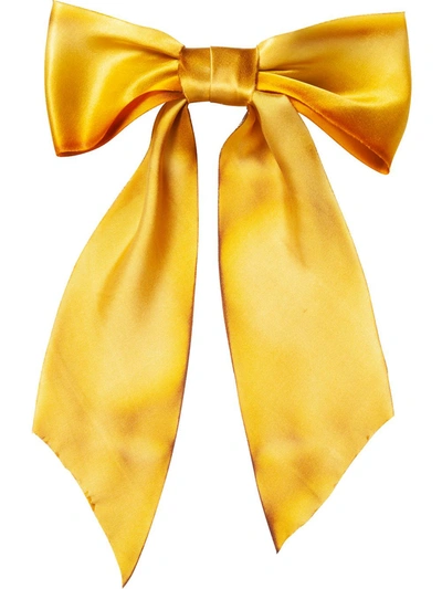 Jennifer Behr Ginny Hair Bow In Yellow