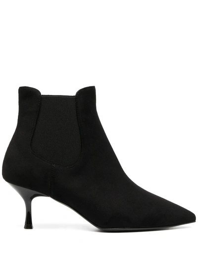 Pollini Stiletto-heel Ankle Booties In Black