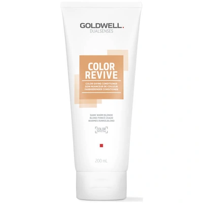 Goldwell - Dual Senses Color Revive Color Giving Conditioner - # Dark Warm Blonde 200ml/6.7oz In N,a