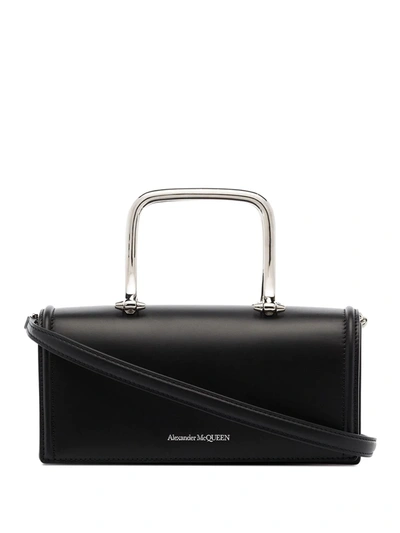 Alexander Mcqueen Black Story Book Leather Shoulder Bag