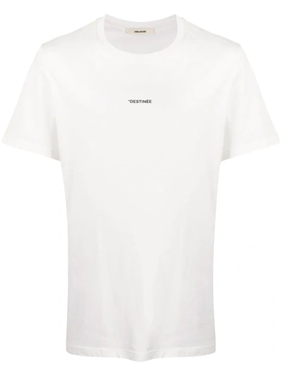 Zadig & Voltaire Photograph Print T-shirt In White