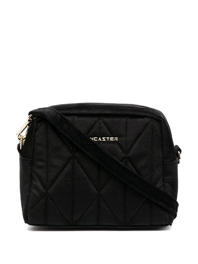 Lancaster Small Quilted Cross-body Bag In Black