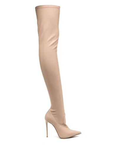Le Silla Eva 120mm Thigh-high Boots In Pink
