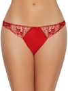 Dita Von Teese Julie's Roses Thong In Rose Red