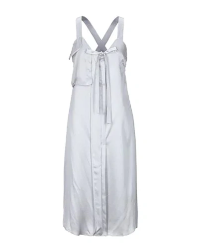 Emporio Armani Midi Dresses In Light Grey