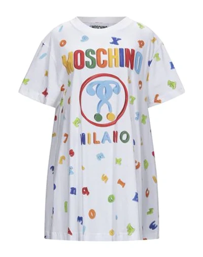 Moschino Short Dresses In Beige