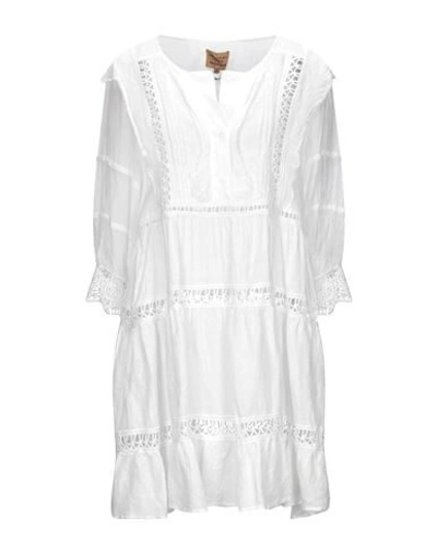 Alessia Santi Short Dress In White