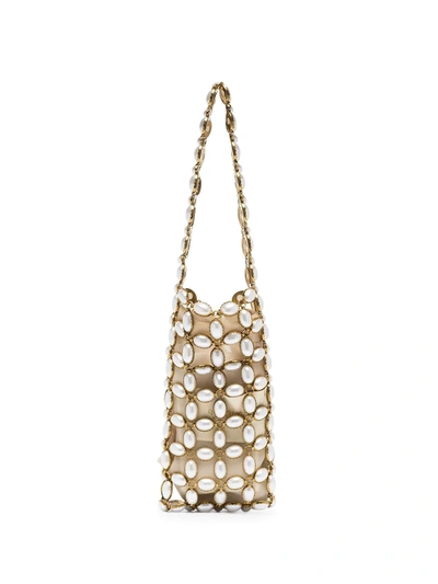 Vanina Gold Tone Clair De Lune Beaded Mini Bag