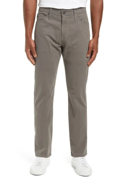 Ag Everett Slim Fit Straight Leg Print Pants In Cullen Florence Fog