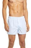 Hanro Fancy Cotton Boxers In Small Vichy Check