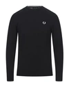 Fred Perry Sweaters In Black