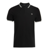 Fred Perry Mens Twin Tipped Polo Shirt In Black