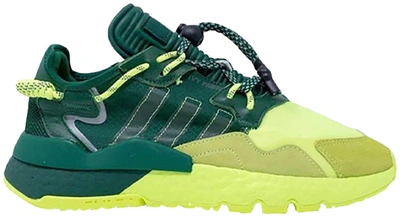 Pre-owned Adidas Originals  Nite Jogger Beyonce Ivy Park Dark Green Frozen Yellow In Dark Green/high-res Yellow