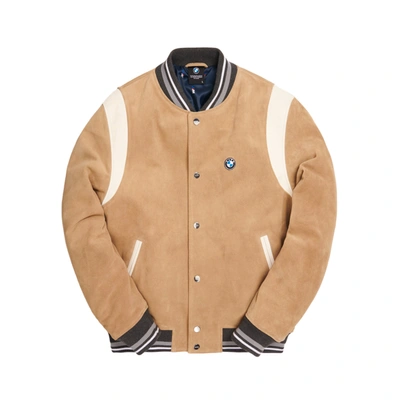 Pre-owned Kith  X Bmw Suede Bomber Beige