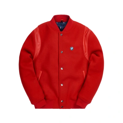 Pre-owned Kith  X Bmw Wool Bomber Red