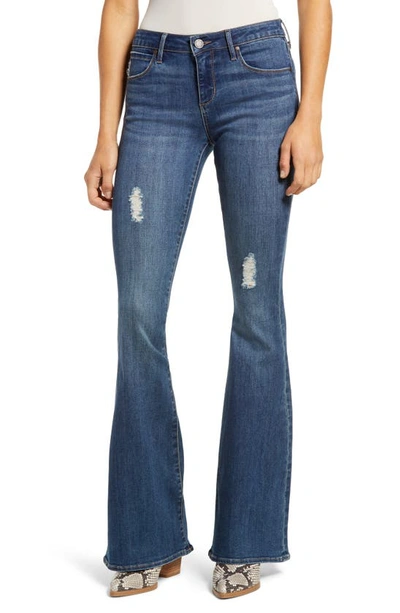 Articles Of Society Faith Distressed Flare Jeans In Inidianola