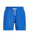 Polo Ralph Lauren 5.75-inch Solid Traveler Classic Swim Trunk In Blue