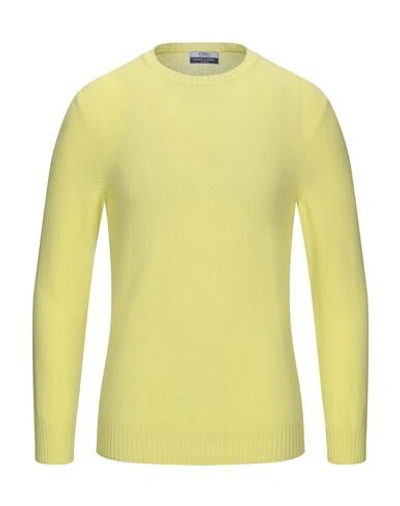 Fedeli Cashmere Blend In Yellow