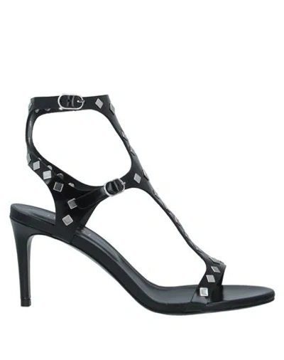 Twinset Sandals In Black