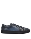 Santoni Sneakers In Dark Blue