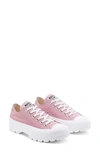 Converse Chuck Taylor All Star Lugged Low Top Sneaker In Lotus Pink/ White/ White