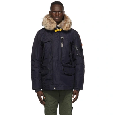 Parajumpers Right Hand Light Puffer Jacket In Blue In 562 Navy
