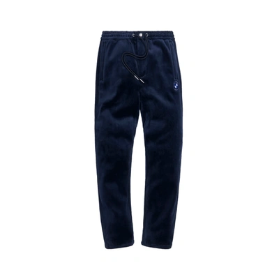 Pre-owned Kith X Bmw Velour Track Pant Navy/multi