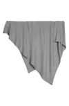 Barefoot Dreamsr Cozychic Light Ribbed Throw In Pewter