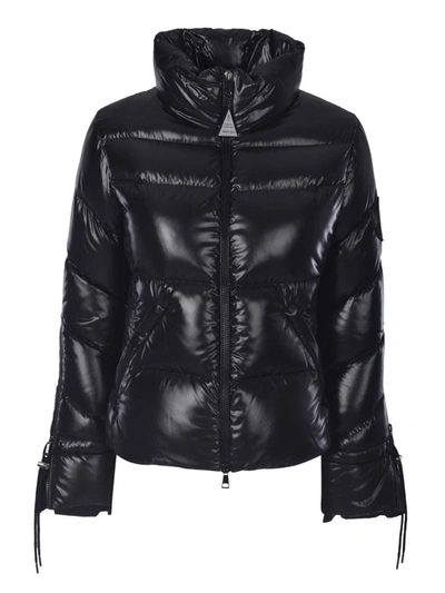 Moncler Padded Down Jacket In Black