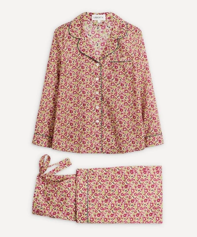 Liberty Betsy Tana Lawn' Cotton Pyjama Set In Pink