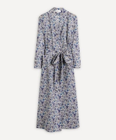 Liberty Rachel Tana Lawn' Cotton Robe In Blue