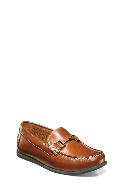 Florsheim Boys' Jasper Bit Jr. Leather Moccasins - Toddler, Little Kid, Big Kid In Saddle Tan