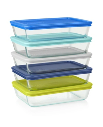 Pyrex Simply Store 10-pc. Meal Prep Container Set In Multi