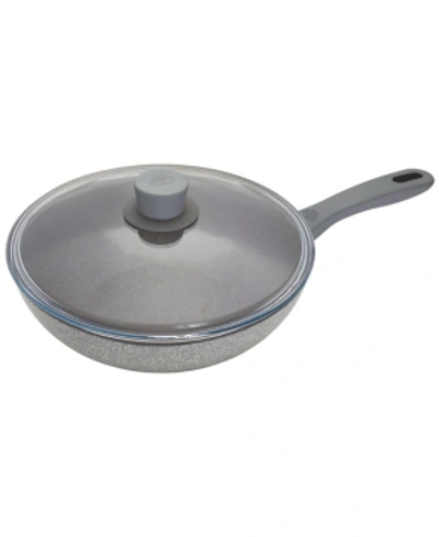 Ballarini Parma Plus Nonstick 4-qt. Stir Fry Pan With Lid In Grey