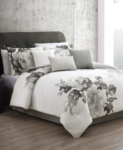 Riverbrook Home Ridgely 7 Piece Queen Comforter Set Bedding In Gray