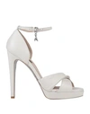 Patrizia Pepe Sandals In Ivory