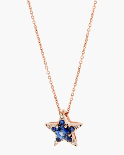 Selim Mouzannar Diamond & Sapphire Star Pendant Necklace | Diamonds/gemstones/rose Gold