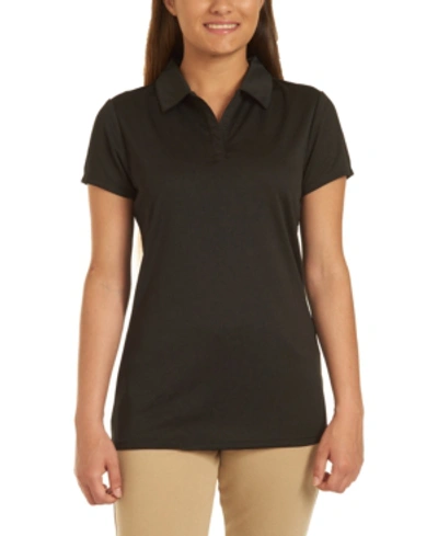 Nautica Kids' Juniors Short Sleeve Performance Polo In Black