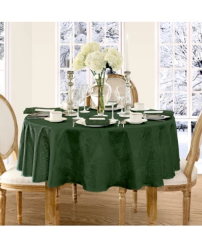 Elrene Barcelona 70" Round Tablecloth In Hunter