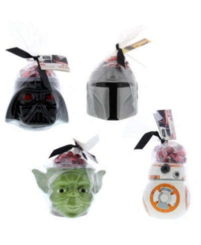 Star Wars Mug Set With Cherry Button Candies, Set Of 4