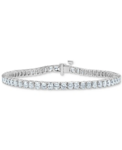 Macy's Diamond Oval Tennis Bracelet (8 Ct. T.w.) In 14k White Gold