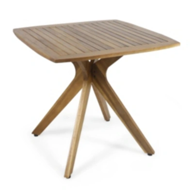 Noble House Stamford Outdoor Dining Table In Teak