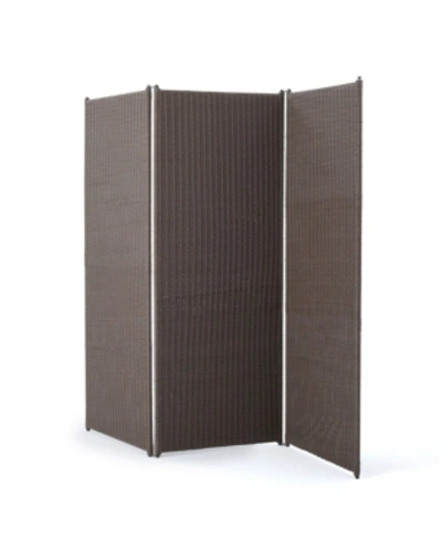 Noble House Netherlands Outdoor Screen In Brown