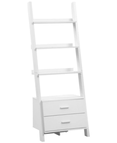 Monarch Specialties 69" H Bookcase In White