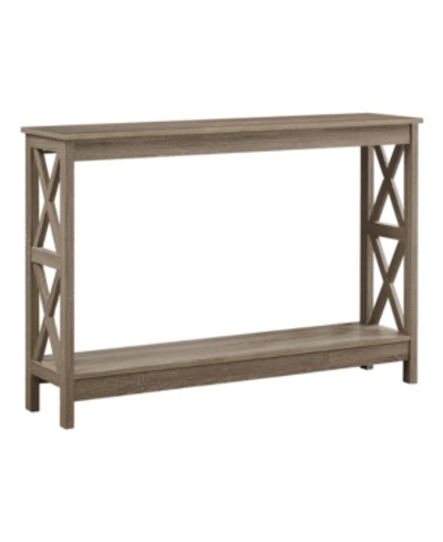 Monarch Specialties Hall Console Table In Dark Taupe