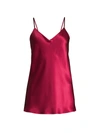 Lafayette 148 Plus-size Luxe Charmeuse Eva Bias Tank In Hibiscus