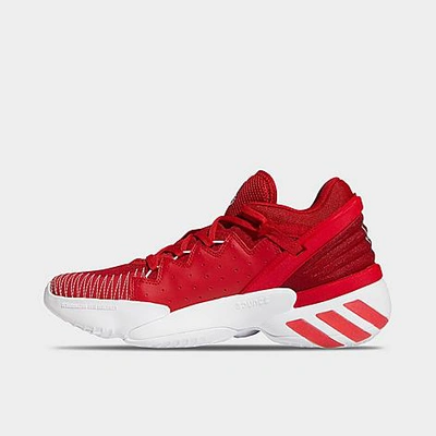 Adidas Originals Adidas D.o.n. Issue #2 Basketball Shoes In Power Red/cloud White/silver Metallic