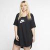 Nike Women's  Sportswear Essential Tunic (plus Size) In Black
