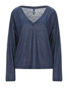 Woolrich Sweaters In Dark Blue