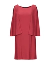 Alberta Ferretti Short Dresses In Red